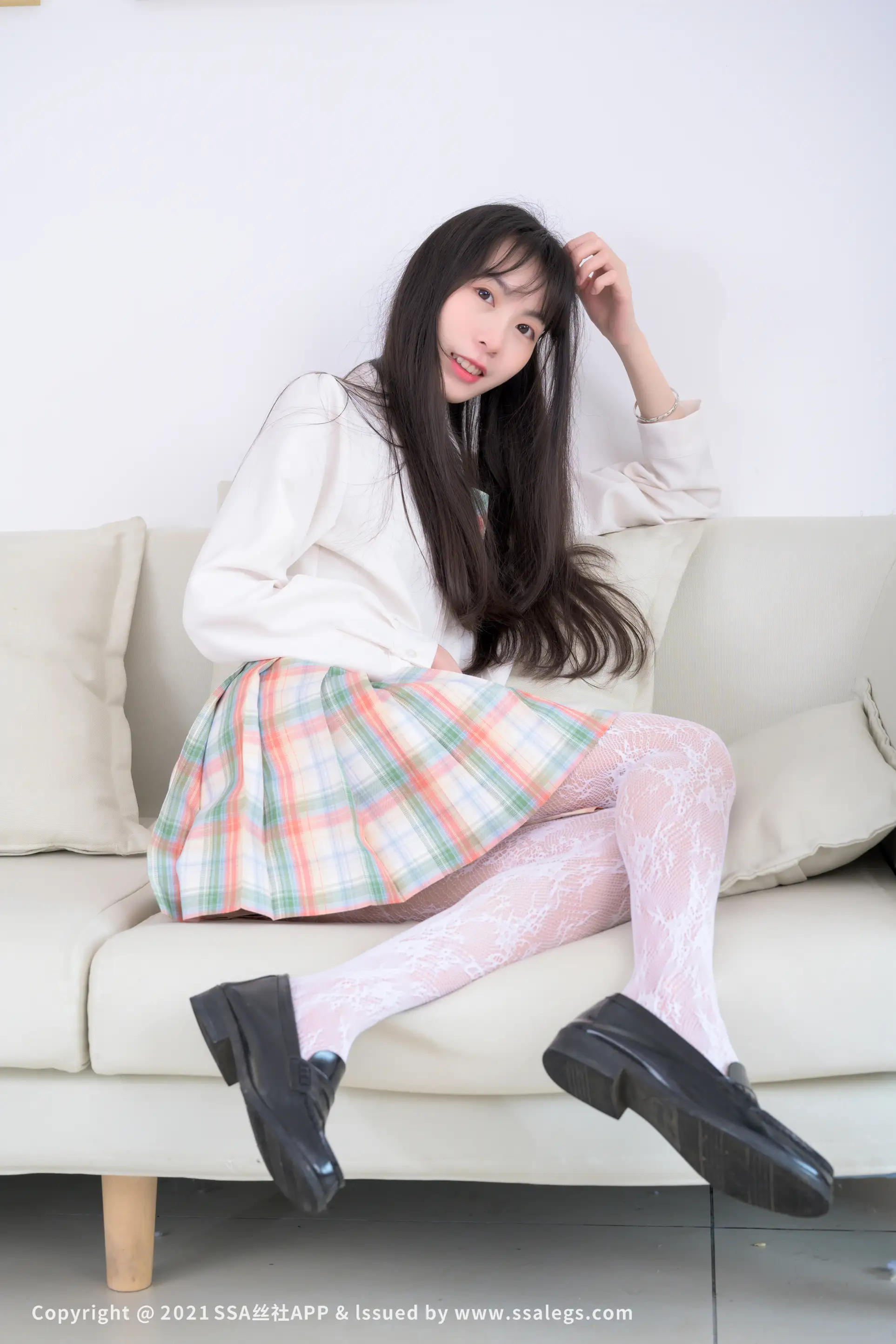 [Mzsock] NO.676 White fishnet stockings with round legs (Part 1) silk club#[109P]-9