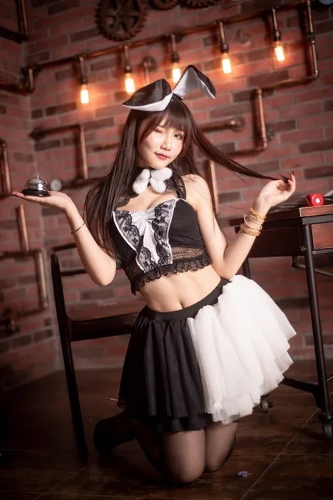 [Mzsock] NO.079 Qiao Qiaoer bunny girl high heels beautiful legs outdoor shot street photography#[48P]-10