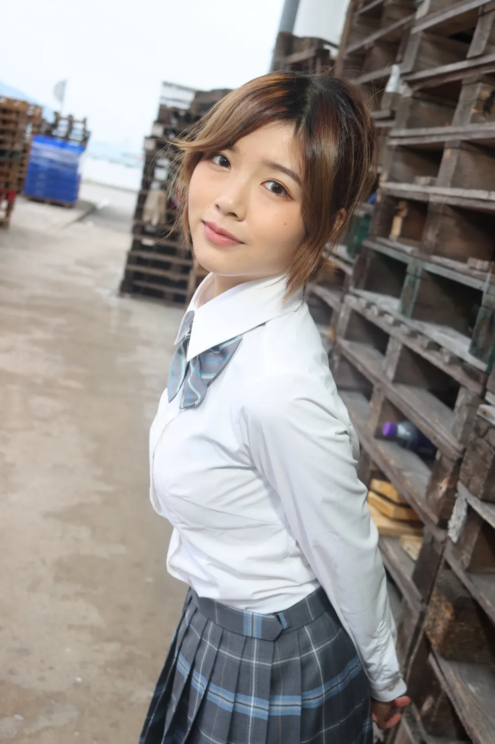[Mzsock] NO.144 Kandi student uniform beautiful legs street photography#[105P]-3