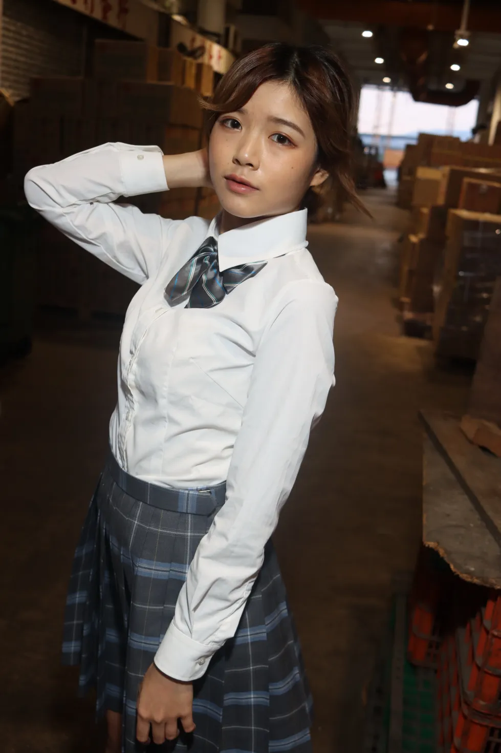 [Mzsock] NO.144 Kandi student uniform beautiful legs street photography#[105P]-3