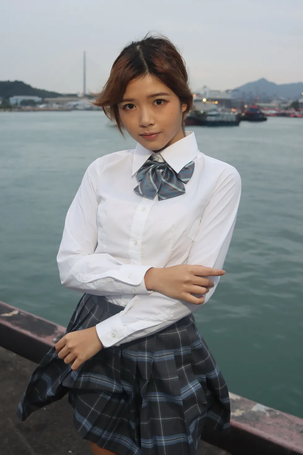 [Mzsock] NO.144 Kandi student uniform beautiful legs street photography#[105P]-9