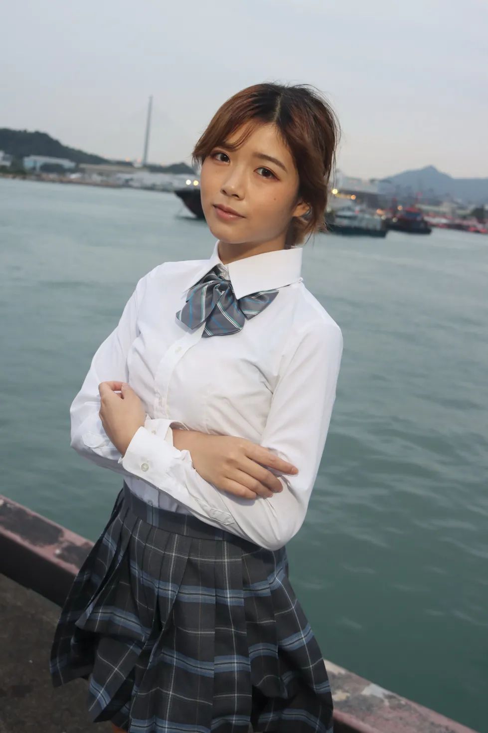 [Mzsock] NO.144 Kandi student uniform beautiful legs street photography#[105P]-10