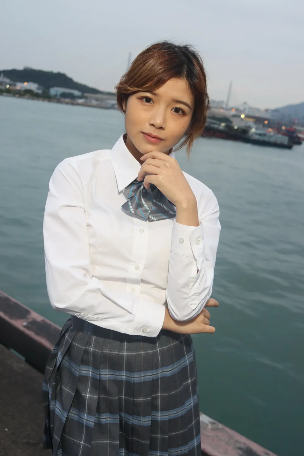 [Mzsock] NO.144 Kandi student uniform beautiful legs street photography#[105P]-1