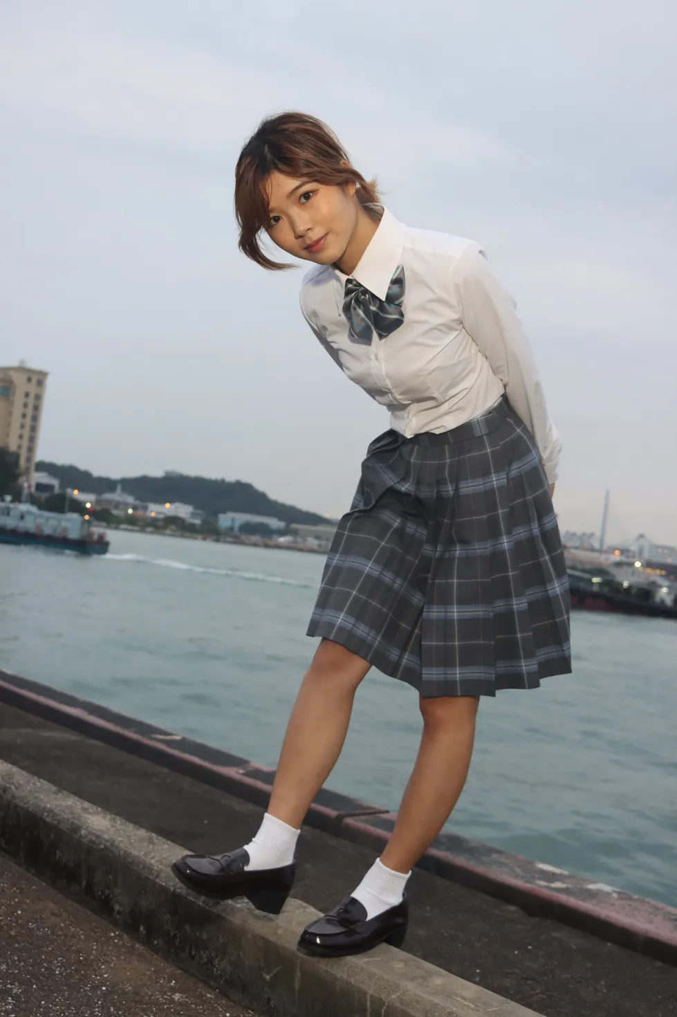 [Mzsock] NO.144 Kandi student uniform beautiful legs street photography#[105P]-2