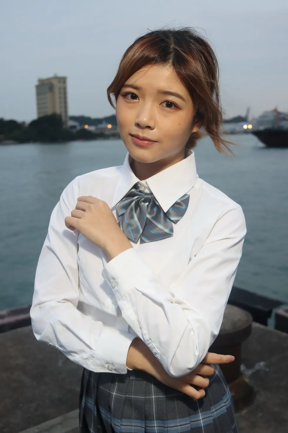 [Mzsock] NO.144 Kandi student uniform beautiful legs street photography#[105P]-9