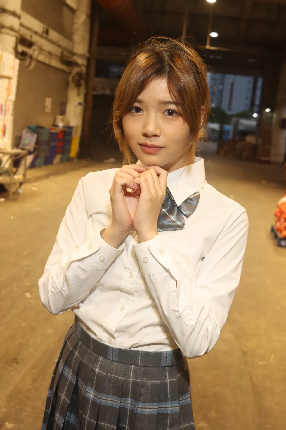 [Mzsock] NO.144 Kandi student uniform beautiful legs street photography#[105P]-1