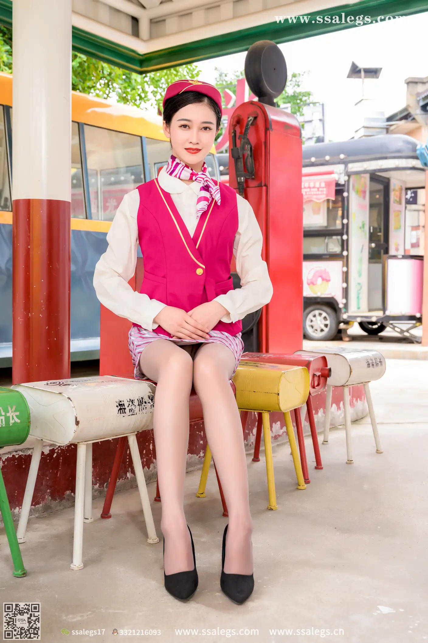 [Mzsock] NO.435 Manman, her stewardess dream (Part 1) silk club#[127P]-6