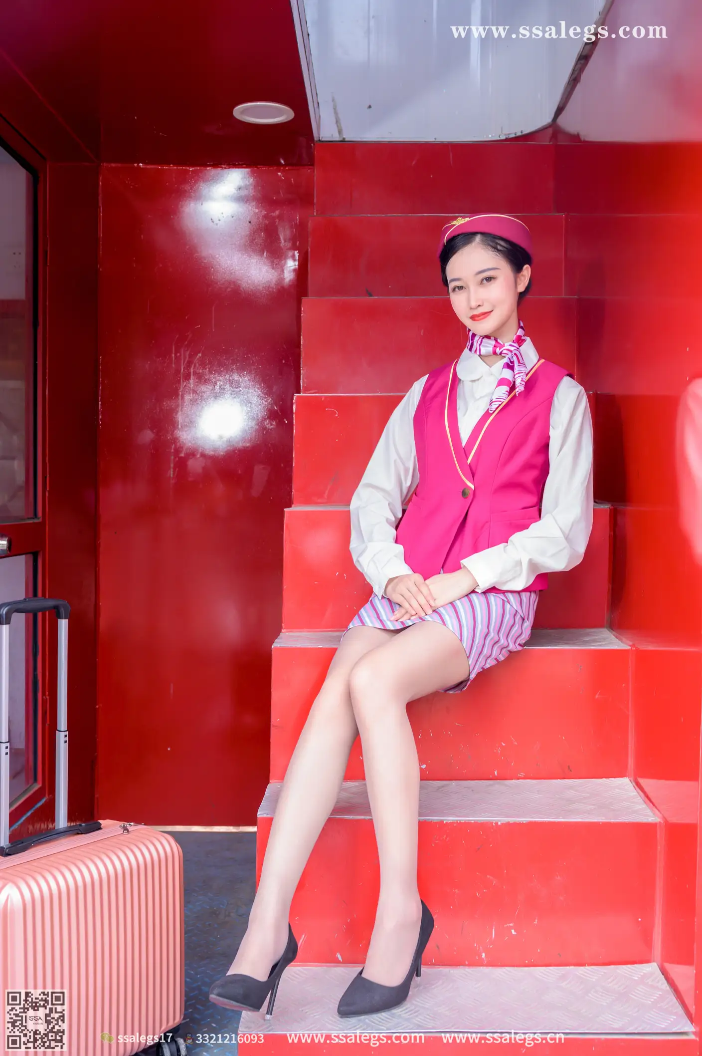 [Mzsock] NO.435 Manman, her stewardess dream (Part 1) silk club#[127P]-4