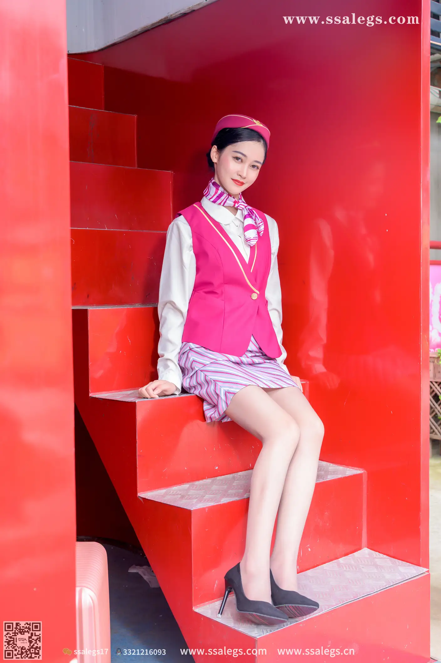 [Mzsock] NO.435 Manman, her stewardess dream (Part 1) silk club#[127P]-10