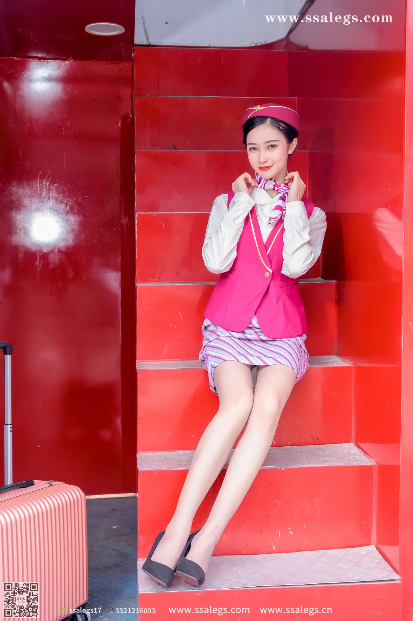 [Mzsock] NO.435 Manman, her stewardess dream (Part 1) silk club#[127P]-3