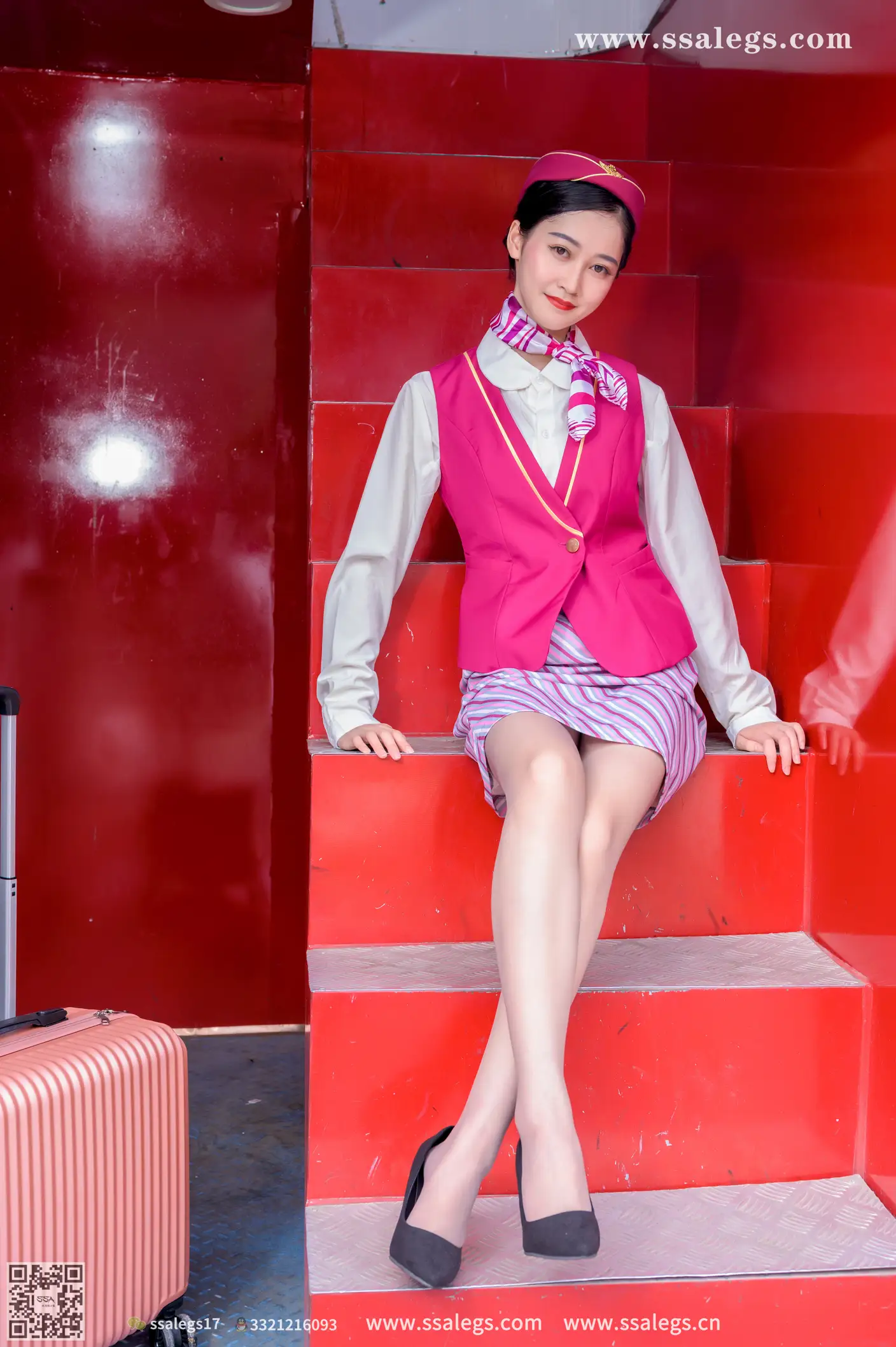 [Mzsock] NO.435 Manman, her stewardess dream (Part 1) silk club#[127P]-5