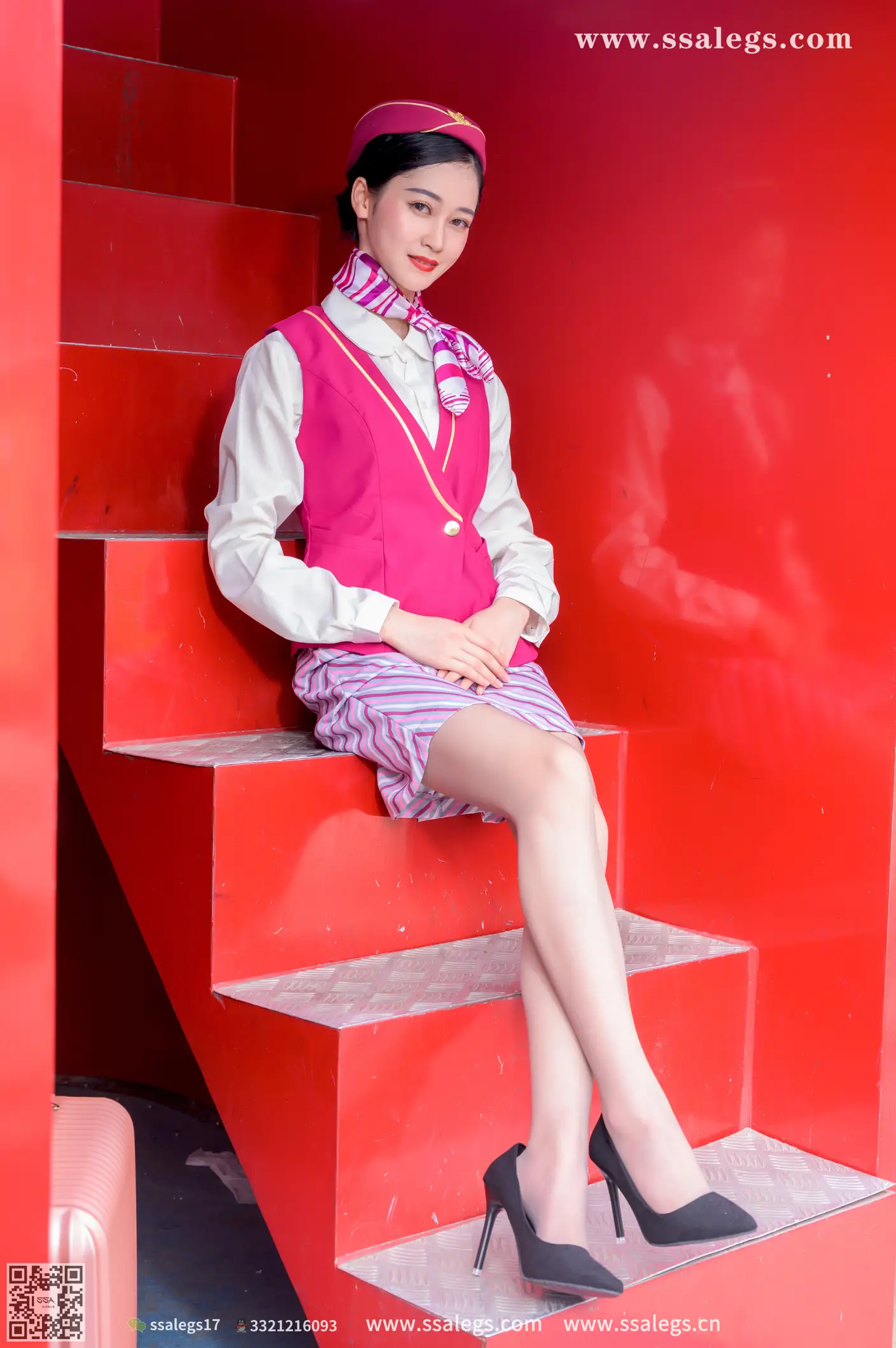 [Mzsock] NO.435 Manman, her stewardess dream (Part 1) silk club#[127P]-7