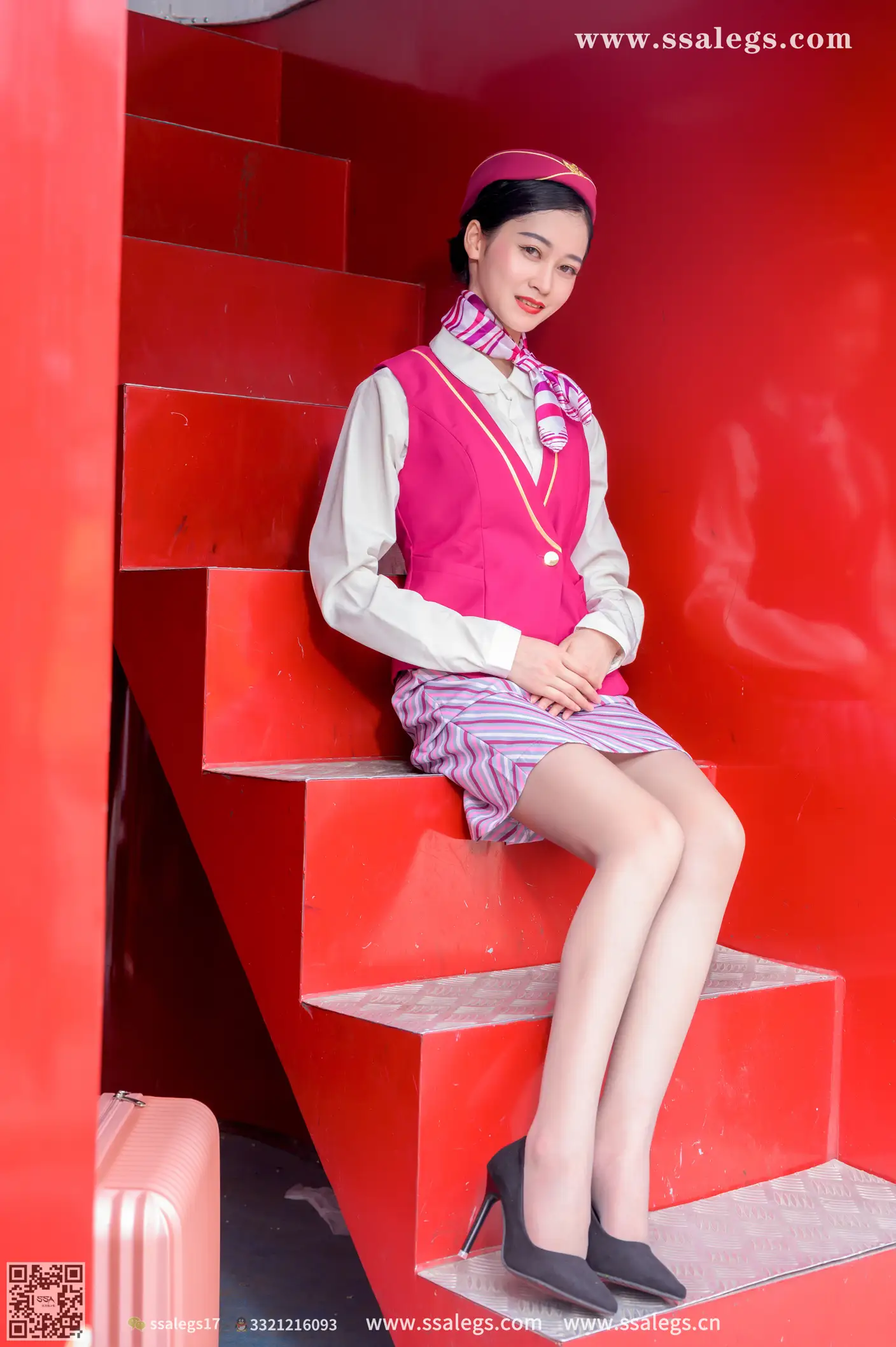 [Mzsock] NO.435 Manman, her stewardess dream (Part 1) silk club#[127P]-9