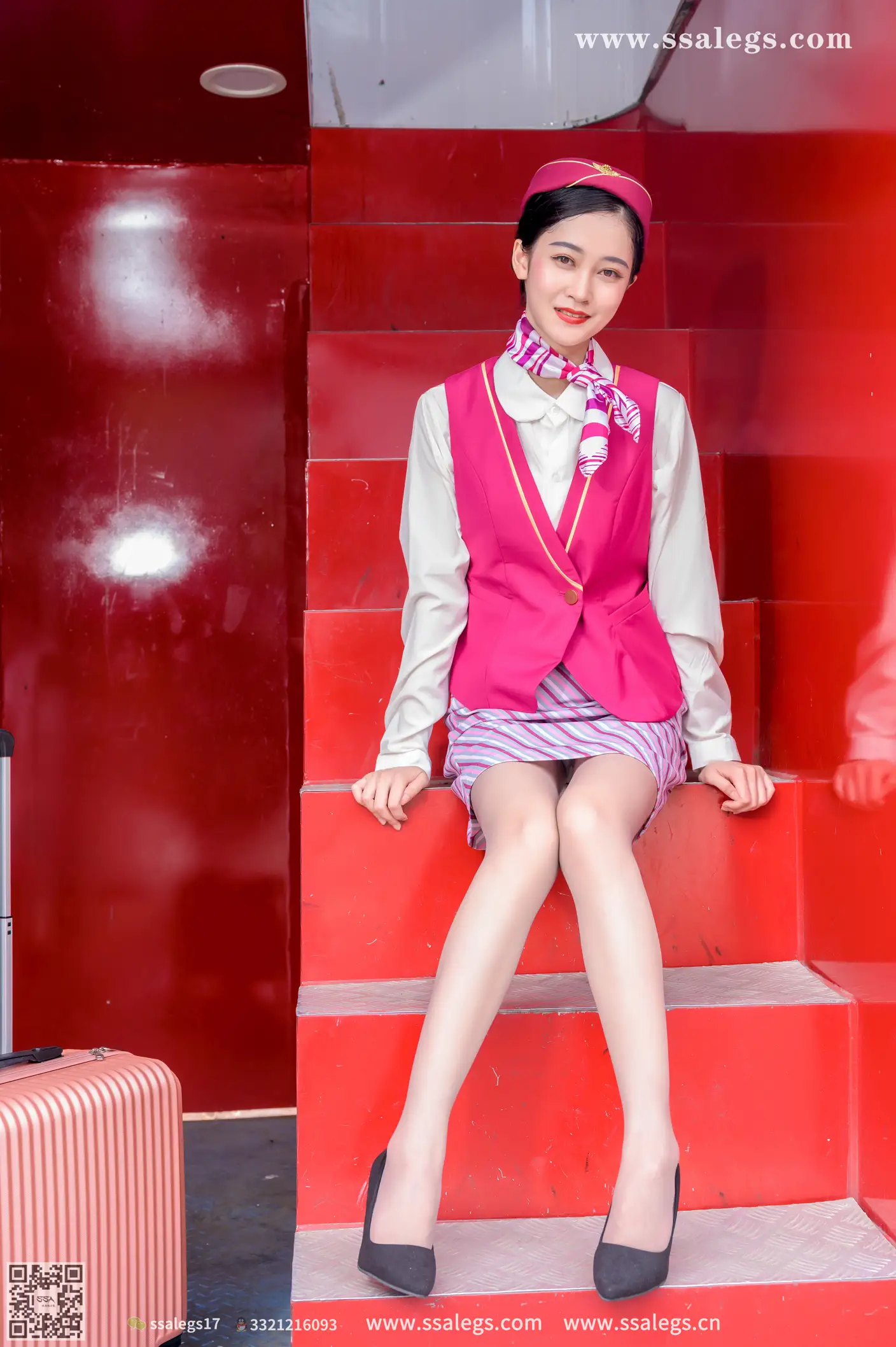 [Mzsock] NO.435 Manman, her stewardess dream (Part 1) silk club#[127P]-3