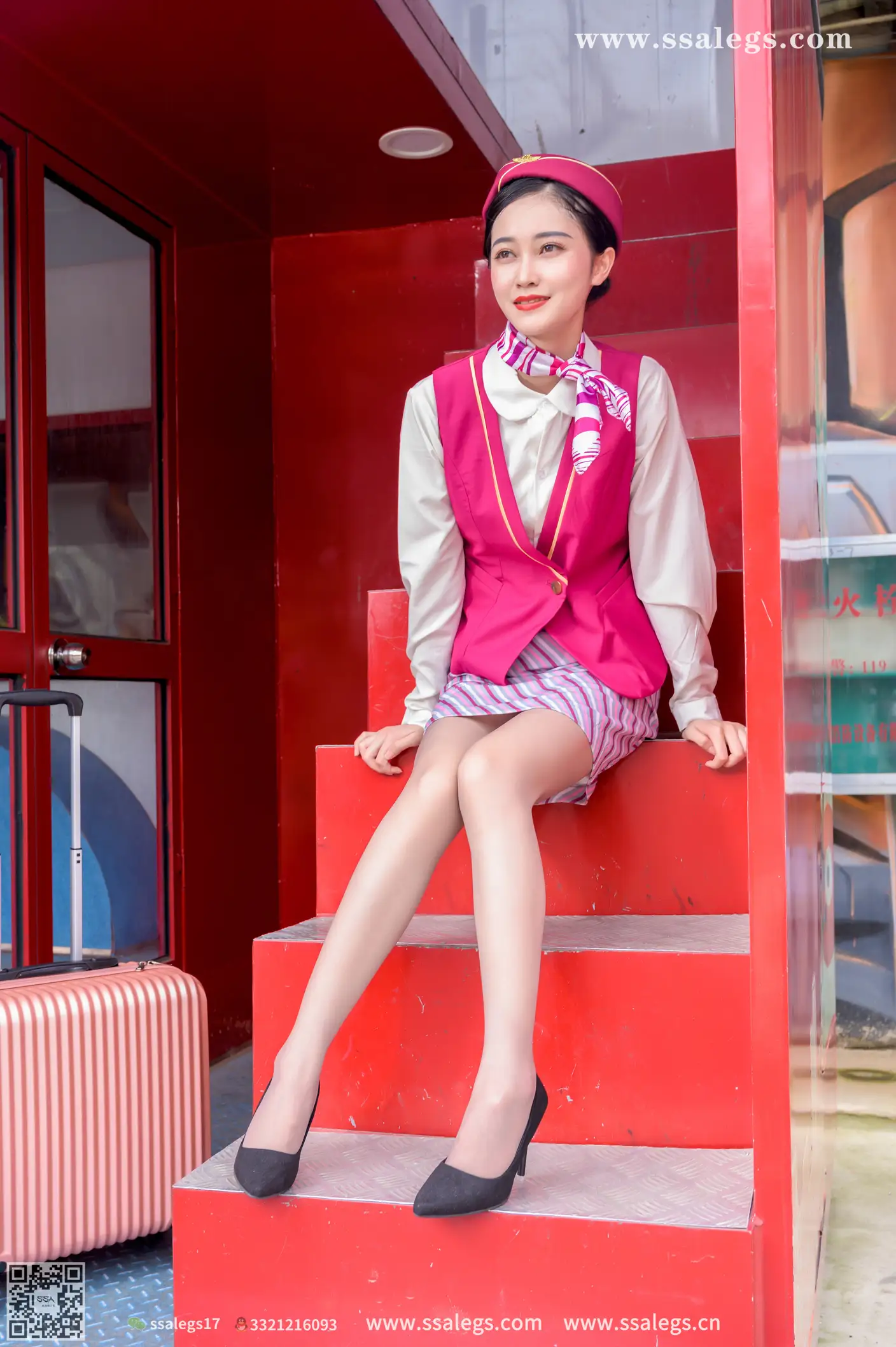 [Mzsock] NO.435 Manman, her stewardess dream (Part 1) silk club#[127P]-7
