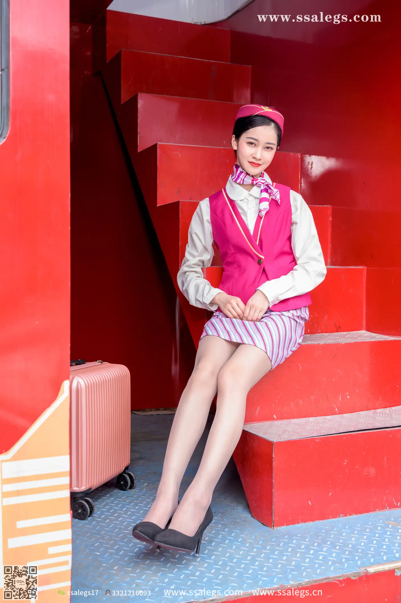[Mzsock] NO.435 Manman, her stewardess dream (Part 1) silk club#[127P]-7