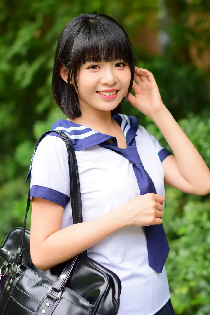 [Mzsock] NO.171 Hailin student uniform street photography#[73P]-2