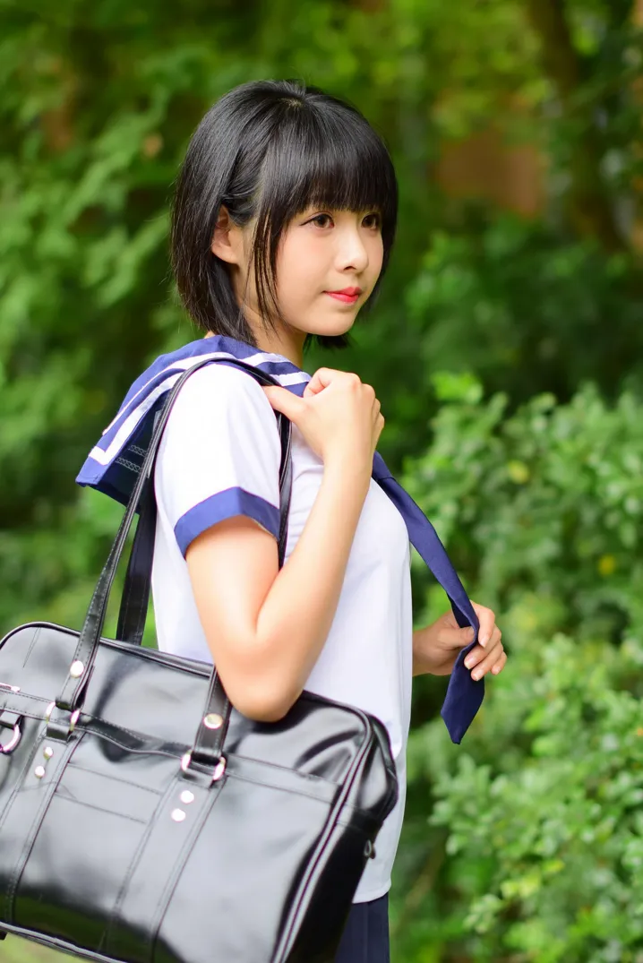 [Mzsock] NO.171 Hailin student uniform street photography#[73P]-7