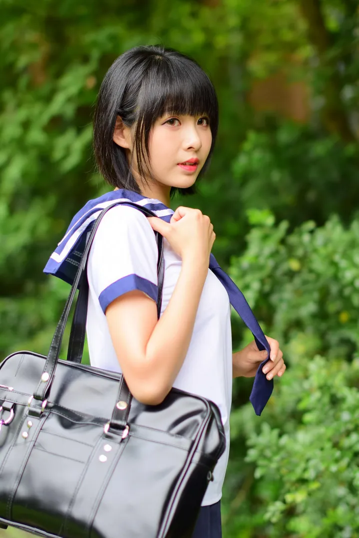 [Mzsock] NO.171 Hailin student uniform street photography#[73P]-8