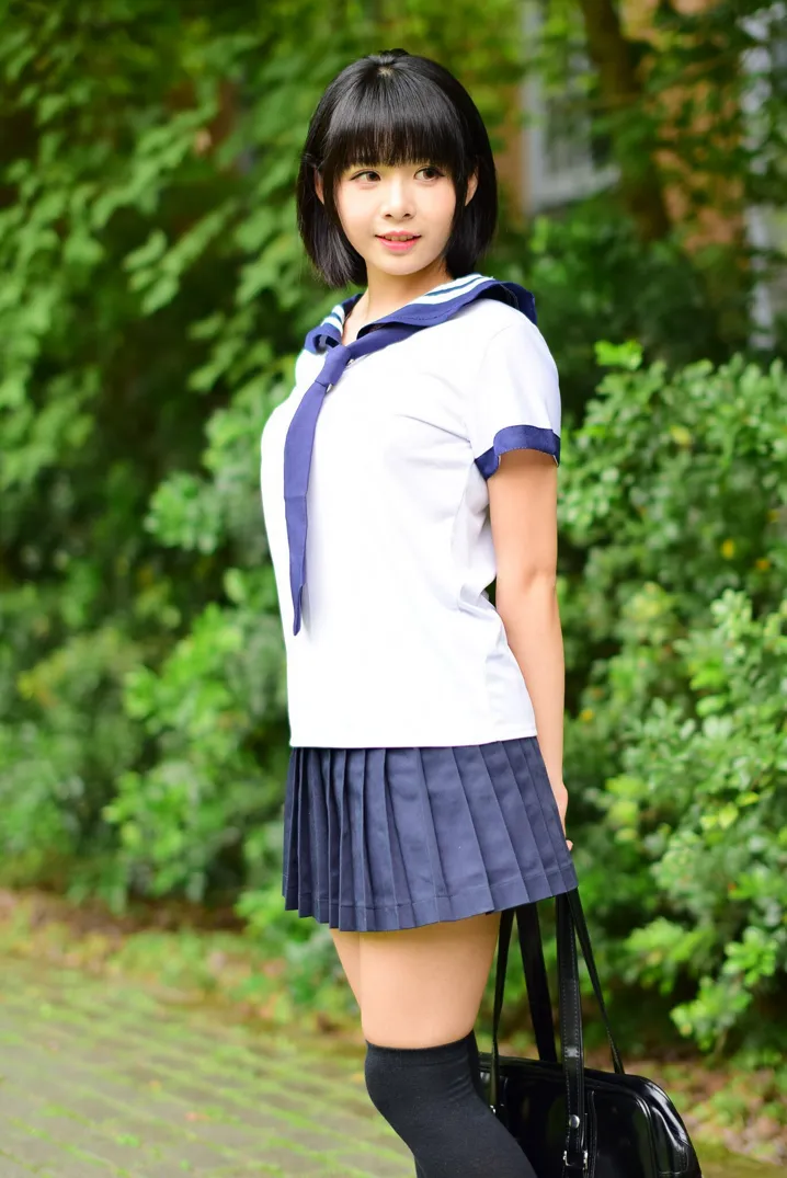 [Mzsock] NO.171 Hailin student uniform street photography#[73P]-10