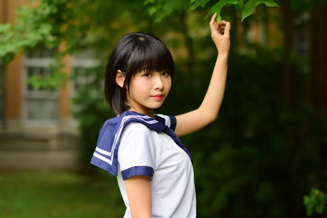 [Mzsock] NO.171 Hailin student uniform street photography#[73P]-1