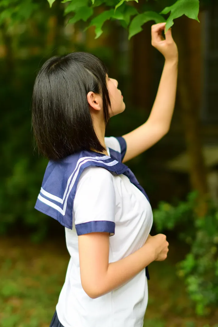 [Mzsock] NO.171 Hailin student uniform street photography#[73P]-3
