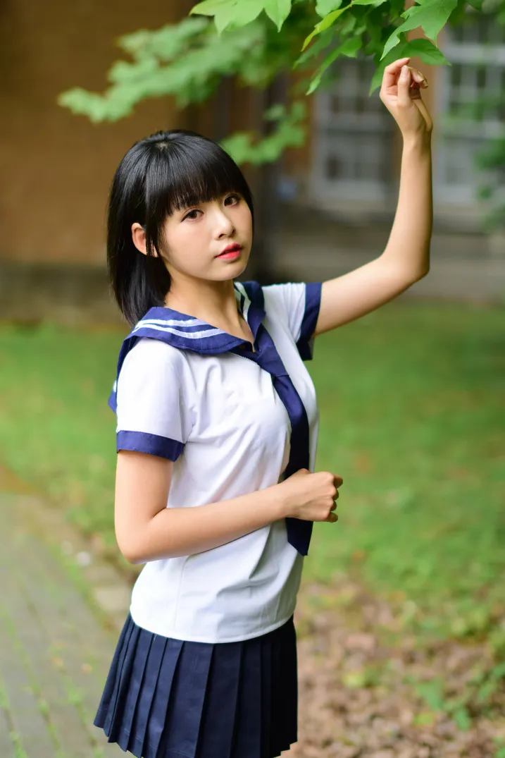 [Mzsock] NO.171 Hailin student uniform street photography#[73P]-5