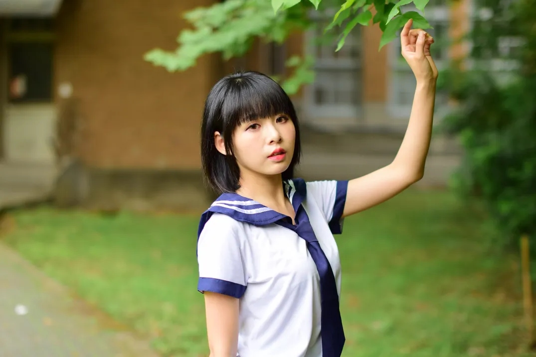 [Mzsock] NO.171 Hailin student uniform street photography#[73P]-7