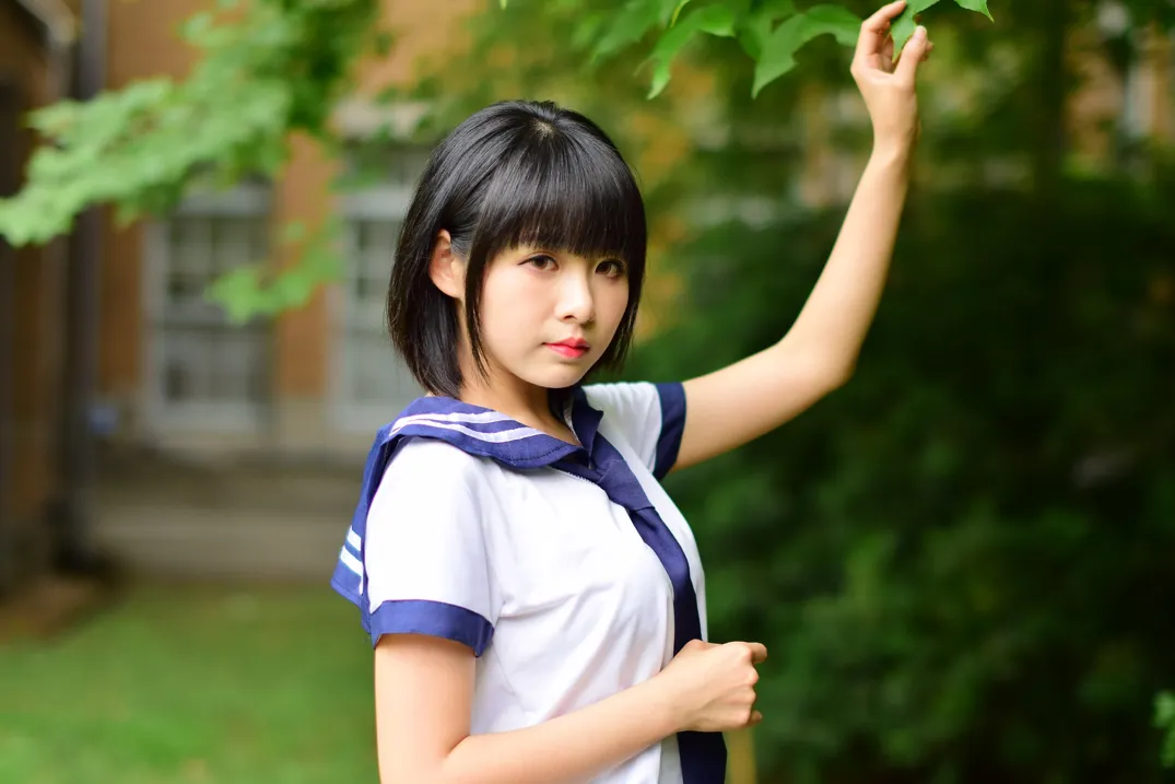 [Mzsock] NO.171 Hailin student uniform street photography#[73P]-8