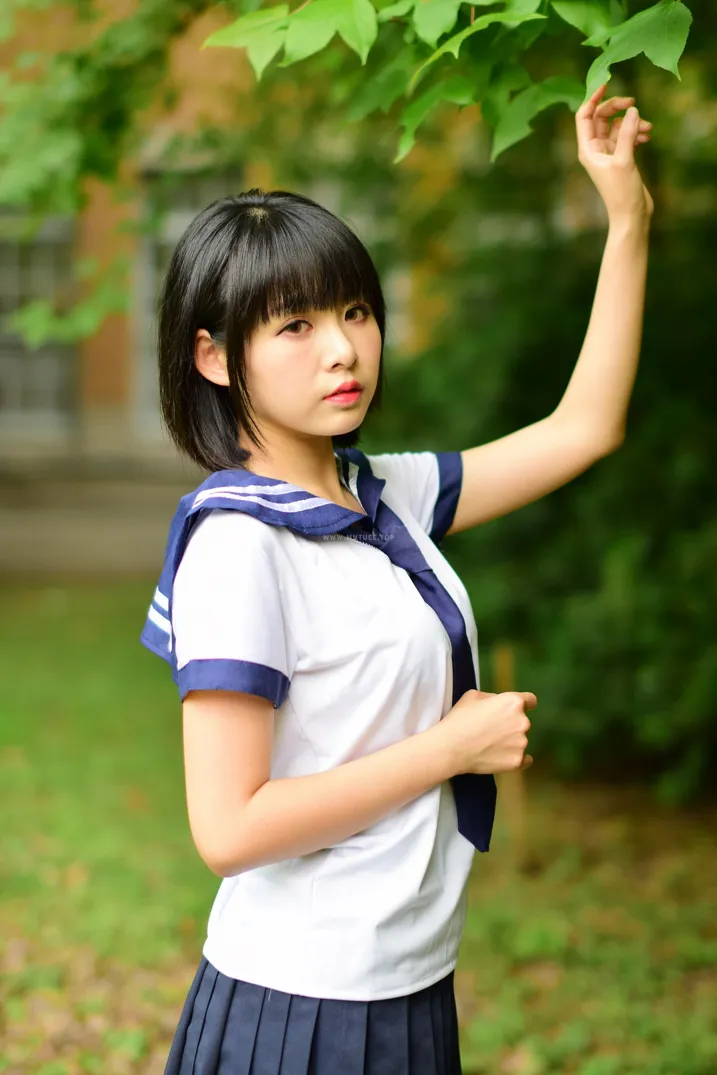 [Mzsock] NO.171 Hailin student uniform street photography#[73P]-10