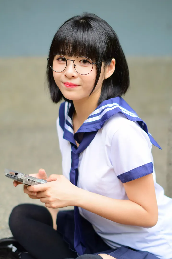 [Mzsock] NO.171 Hailin student uniform street photography#[73P]-1