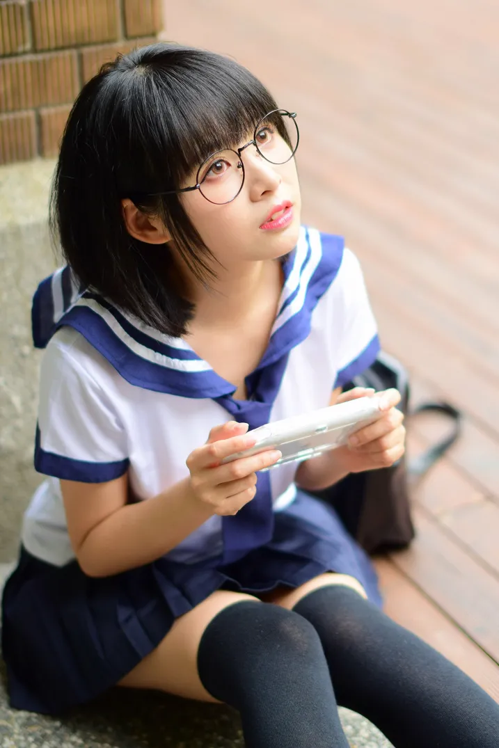 [Mzsock] NO.171 Hailin student uniform street photography#[73P]-8