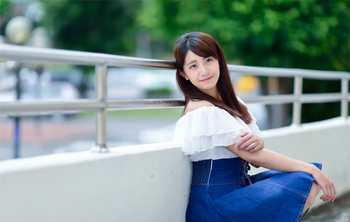[Mzsock] NO.168 Shanshan denim short skirt with high legs and beautiful legs street photography#[35P]-7