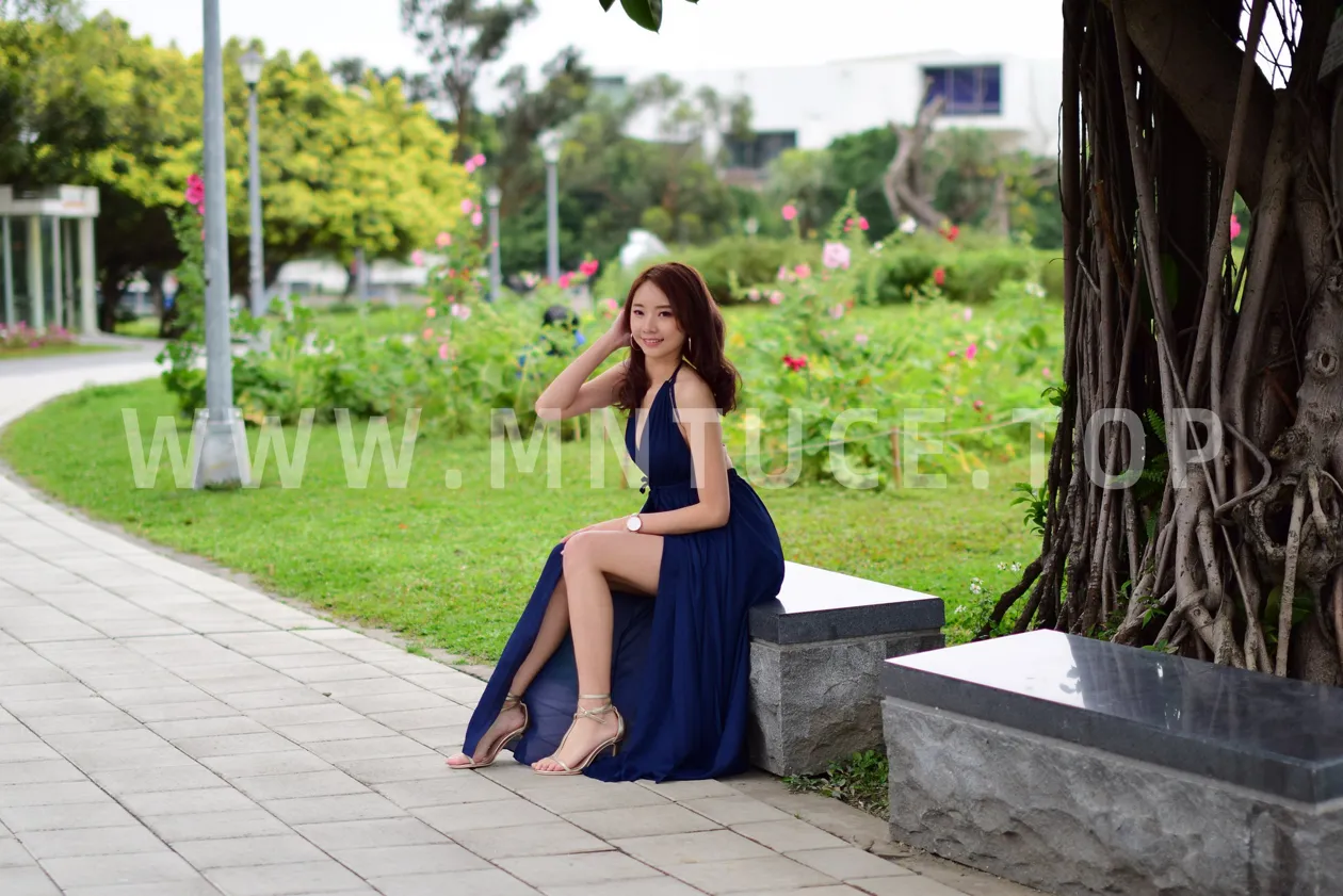 [Mzsock] NO.178 Youbao long skirt with high slits and beautiful legs street photography#[105P]-10