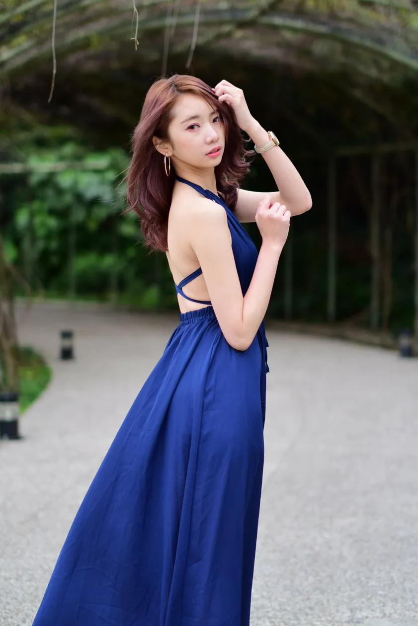 [Mzsock] NO.178 Youbao long skirt with high slits and beautiful legs street photography#[105P]-9