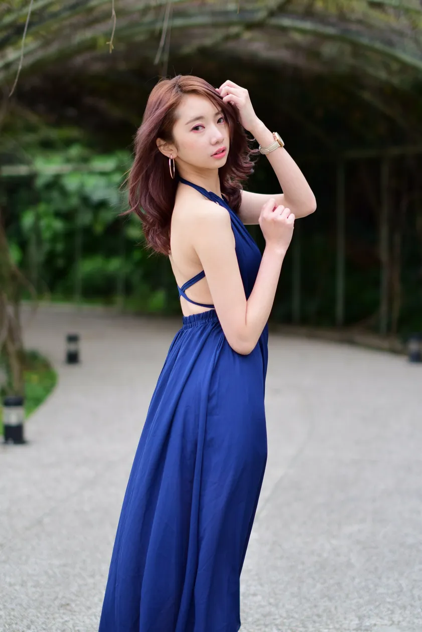 [Mzsock] NO.178 Youbao long skirt with high slits and beautiful legs street photography#[105P]-10