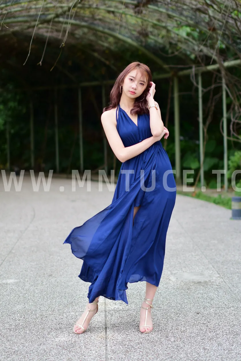 [Mzsock] NO.178 Youbao long skirt with high slits and beautiful legs street photography#[105P]-5
