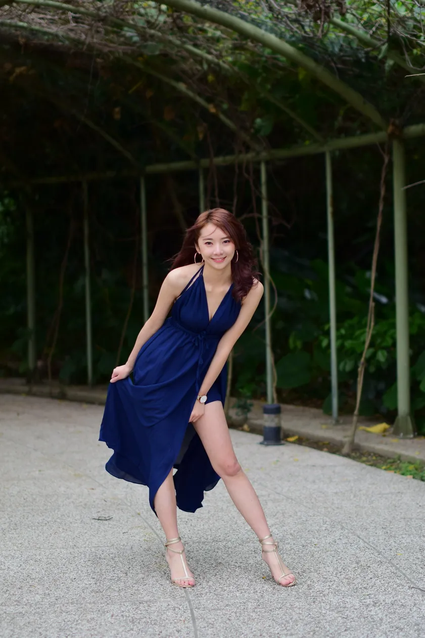 [Mzsock] NO.178 Youbao long skirt with high slits and beautiful legs street photography#[105P]-8