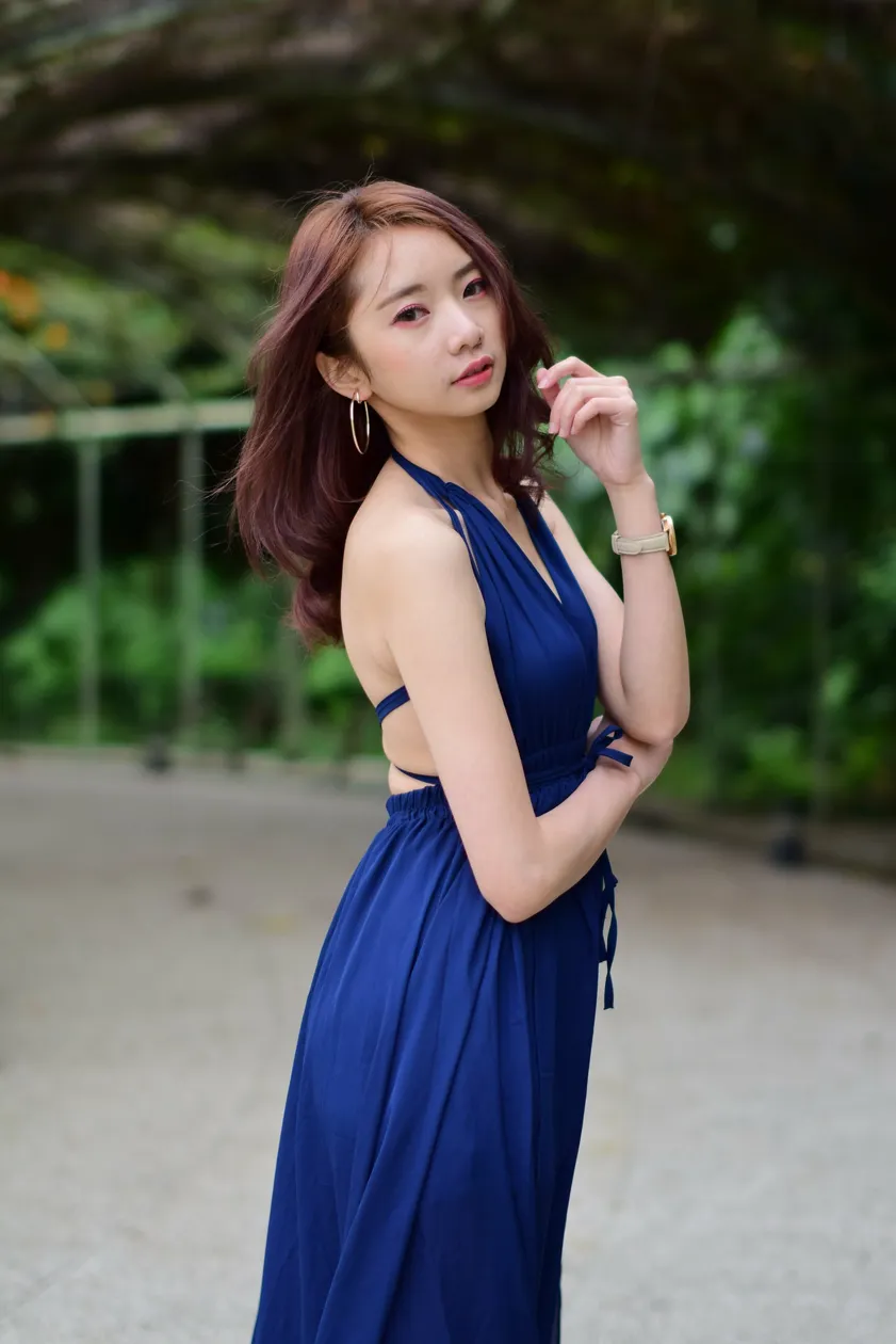 [Mzsock] NO.178 Youbao long skirt with high slits and beautiful legs street photography#[105P]-1
