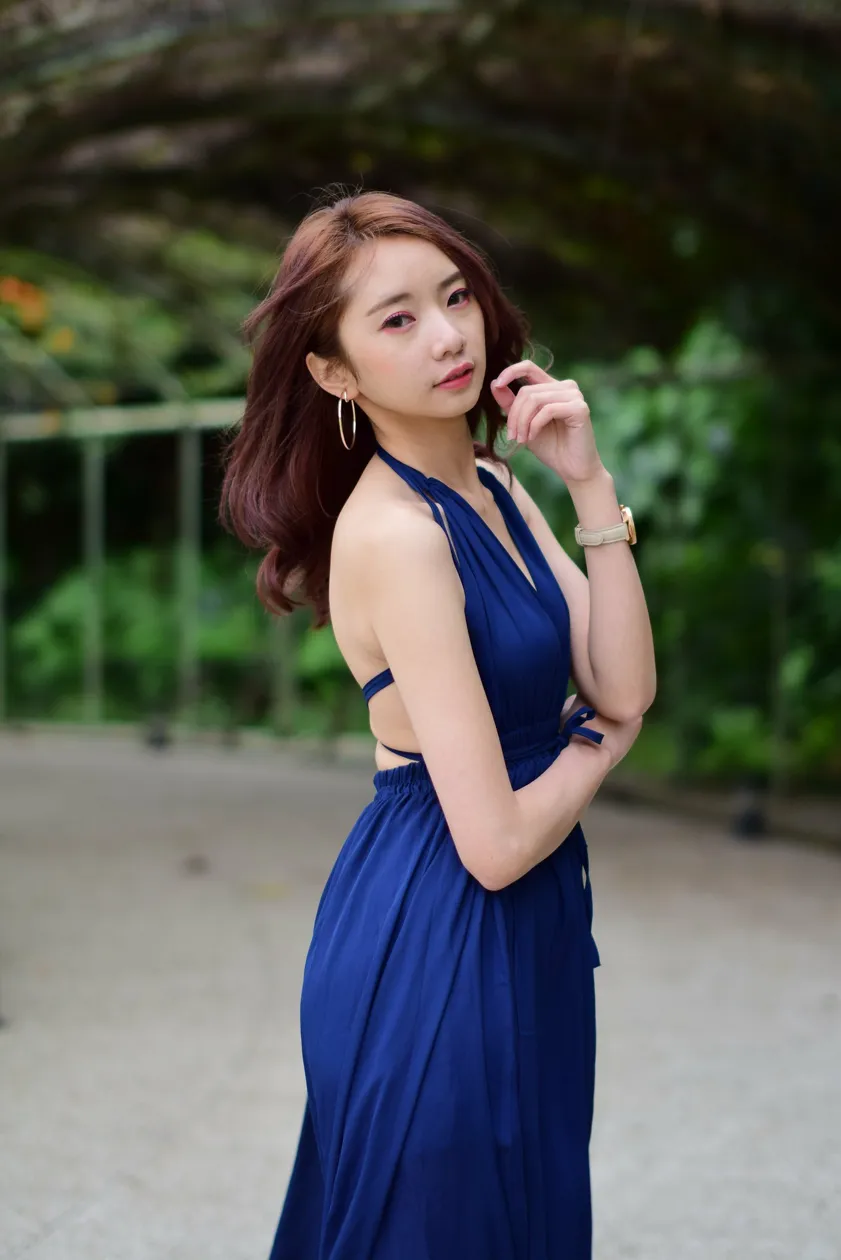 [Mzsock] NO.178 Youbao long skirt with high slits and beautiful legs street photography#[105P]-3