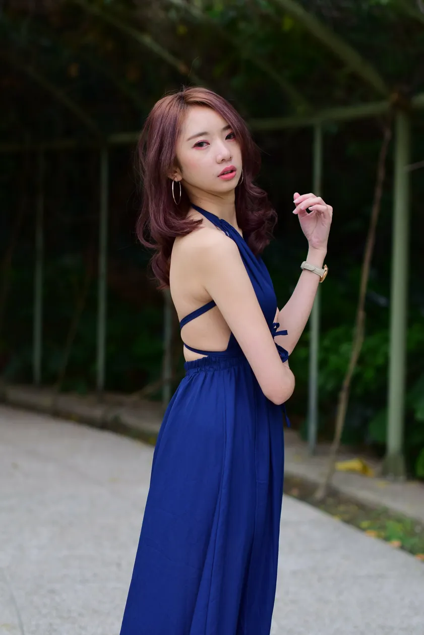 [Mzsock] NO.178 Youbao long skirt with high slits and beautiful legs street photography#[105P]-5