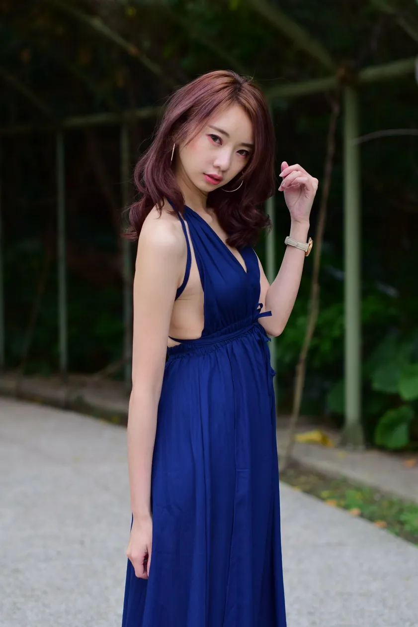 [Mzsock] NO.178 Youbao long skirt with high slits and beautiful legs street photography#[105P]-8