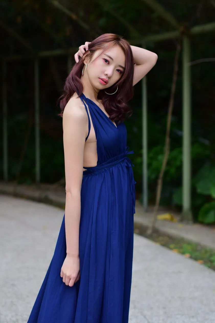 [Mzsock] NO.178 Youbao long skirt with high slits and beautiful legs street photography#[105P]-9