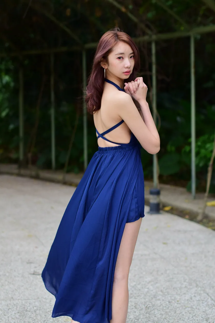 [Mzsock] NO.178 Youbao long skirt with high slits and beautiful legs street photography#[105P]-6
