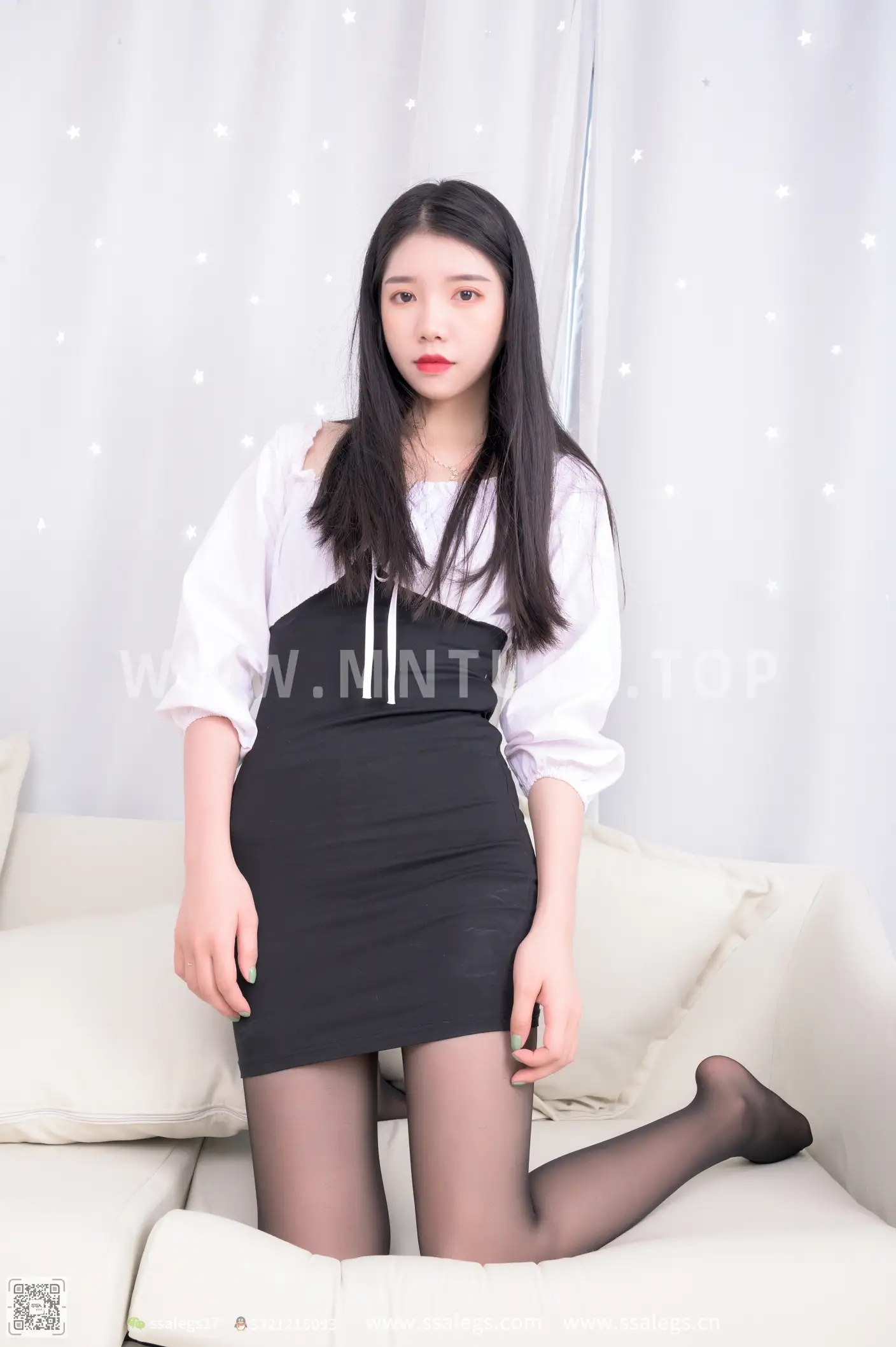 [Mzsock] NO.517 Qiuqiu black stockings photo (Part 2) silk club#[122P]-2