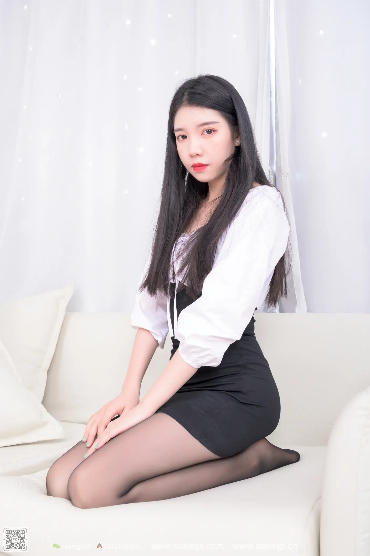 [Mzsock] NO.517 Qiuqiu black stockings photo (Part 2) silk club#[122P]-8