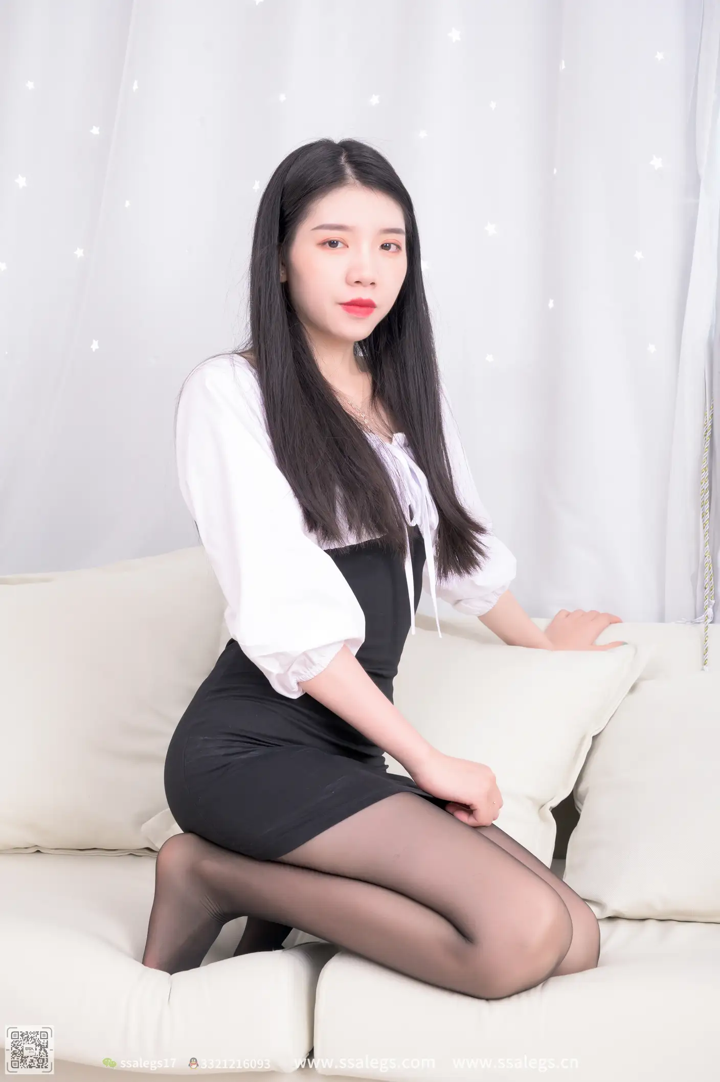 [Mzsock] NO.517 Qiuqiu black stockings photo (Part 2) silk club#[122P]-1
