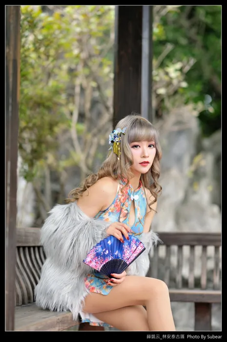 [Mzsock] NO.069 Xue Kaiyun, Lin Antai’s ancient house, high heels and beautiful legs, outdoor shot street photography#[76P]-9
