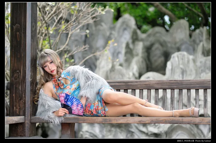[Mzsock] NO.069 Xue Kaiyun, Lin Antai’s ancient house, high heels and beautiful legs, outdoor shot street photography#[76P]-2
