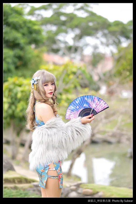 [Mzsock] NO.069 Xue Kaiyun, Lin Antai’s ancient house, high heels and beautiful legs, outdoor shot street photography#[76P]-7